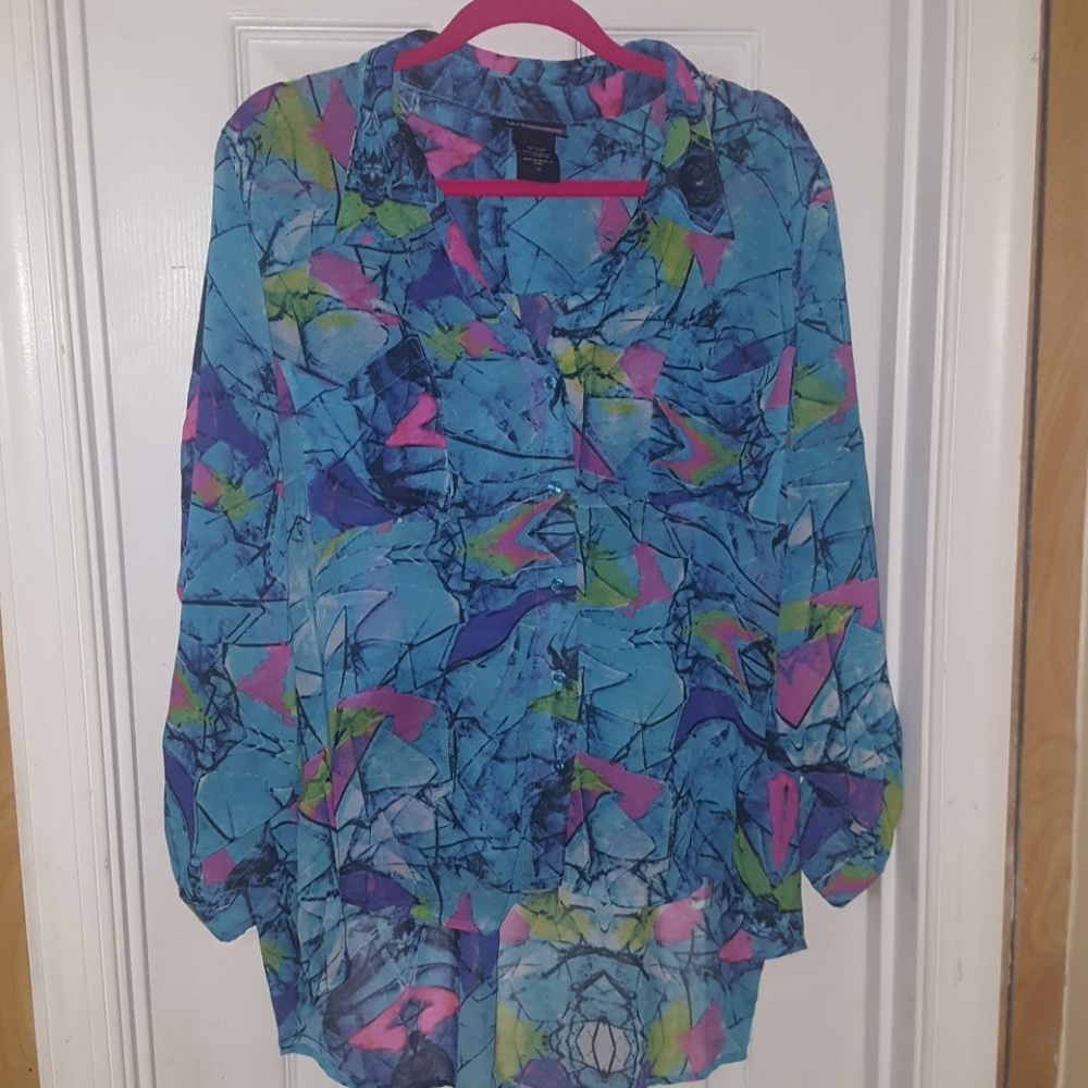 Colourful top, very light